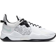 Nike PG 5 Кроссовки баскетбольные Белый/Черный/Голубой