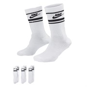 Nike SPORTSWEAR EVERYDAY ESSENTIAL Носки беговые (3 пары) Белый/Черный