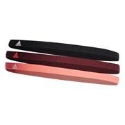 Adidas HAIRBAND Повязка на голову Черный/Бордовый/Розовый