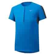 Mizuno ER TRAIL HZ TEE Футболка беговая Синий/Черный Mizuno ER TRAIL HZ TEE Футболка беговая Синий/Черный