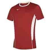 Mizuno AUTHENTIC HIGH-KYU TEE HIQ Футболка волейбольная Красный/Белый Mizuno AUTHENTIC HIGH-KYU TEE HIQ Футболка волейбольная Красный/Белый