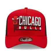 New Era TRUCKER NBA CHICAGO BULLS GRAPHIC LOGO RED Бейсболка Красный/Черный/Белый