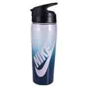 Nike TR HYPERCHARGE STRAW BOTTLE GRAPHIC Бутылка для воды 709 мл Синий/Прозрачный
