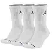 Jordan EVERYDAY MAX CREW 3PR Носки Белый/Черный*