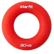 Starfit ES-404 Эспандер кистевой Кольцо диаметр 8,8см силикогель 30кг Красный