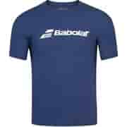 Babolat EXERCISE Футболка теннисная Темно-синий/Белый