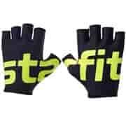 Starfit WG-102 Перчатки для фитнеса Черный/Зеленый