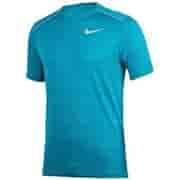 Nike DRI-FIT MILER Футболка беговая Голубой* Nike DRI-FIT MILER Футболка беговая Голубой*
