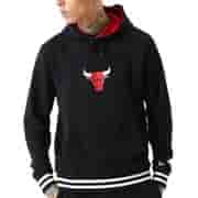 New Era CHICAGO BULLS NBA VARSITY HOODIE Толстовка баскетбольная Черный/Красный/Белый