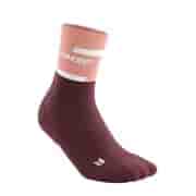 CEP THE RUN COMPRESSION MID CUT SOCKS 4.0 (W) Компрессионные носки женские Красный/Розовый
