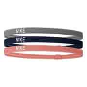 Nike ELASTIC HEADBANDS 3 PK Повязка на голову Серый/Темно-синий/Розовый