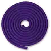 Indigo SM-121 Скакалка гимнастическая без ручек утяжеленная, длина 2,5м Фиолетовый