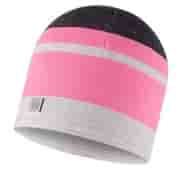 Buff MERINO MOVE HAT GREY Шапка Серый/Розовый/Черный