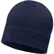 Buff MERINO LIGHTWEIGHT HAT SOLID DENIM Шапка Темно-синий
