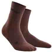 CEP COLD WEATHER MID-CUT SOCKS Компрессионные носки для бега с шерстью мериноса Темно-оранжевый