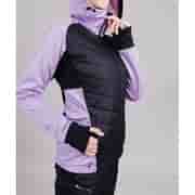 Nordski HYBRID HOOD (W) ORCHID/BLACK Куртка спортивная женская Фиолетовый/Черный