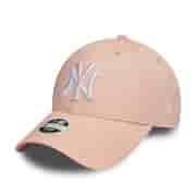 New Era 9FORTY NEW YORK YANKEES ESSENTIAL WOMENS Бейсболка женския Розовый/Серый