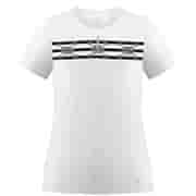 Poivre Blanc PERFORMANCE STRETCH STRIPES T-SHIRT Футболка теннисная женская Белый/Черный