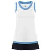 Poivre Blanc MERYL DRESS Платье теннисное женское Белый/Голубой/Темно-синий