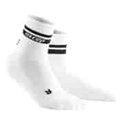 CEP 80S MID CUT COMPRESSION SOCKS Компрессионные носки Белый/Черный
