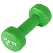 Starfit DB-101 1,5 КГ Гантель виниловая Зеленый