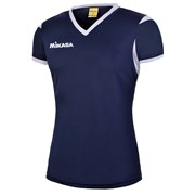 Mikasa NENE Футболка волейбольная женская Темно-синий/Белый