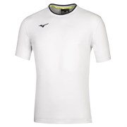 Mizuno TEE Футболка спортивная Белый/Темно-синий