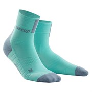 CEP COMPRESSION SHORTS SOCKS 3.0 (W) Компрессионные носки женские Бирюзовый/Серый