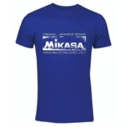 Mikasa MT5023 Футболка спортивная Синий/Белый
