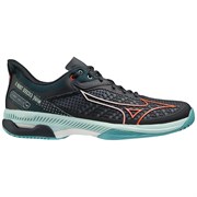 Mizuno WAVE EXCEED TOUR 5 AC Кроссовки теннисные Черный/Голубой Mizuno WAVE EXCEED TOUR 5 AC Кроссовки теннисные Черный/Голубой