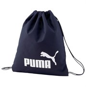 Puma PHASE GYM SACK Сумка-мешок спортивная Темно-синий/Белый