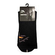 Anta BASKETBALL CREW SOCKS Носки баскетбольные высокие Черный/Серый/Оранжевый