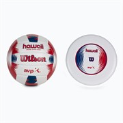 Wilson HAWAII AVP Мяч для пляжного волейбола и тарелка для фрисби