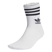 Adidas MID CUT CREW SOCKS 3P Носки высокие Белый/Черный
