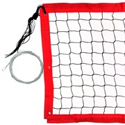 Rusbrand FS-PV №15 Сетка для пляжного волейбола Черный/Красный