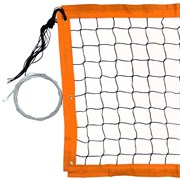 Rusbrand FS-PV-№16 Сетка для пляжного волейбола Черный/Оранжевый