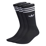 Adidas SOLID CREW SOCKS 3P Носки высокие Черный/Белый