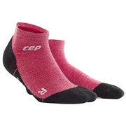 CEP DYNAMIC+ OUTDOOR LIGHT MERINO LOW CUT SOCKS (W) Компрессионные тонкие низкие носки с шерстью мериноса женские Розовый