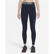Nike PRO 365 TIGHT (W) Тайтсы беговые женские Темно-синий/Белый