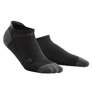 CEP NO SHOW COMPRESSION SOCKS 3.0 (W) Носки беговые ультракороткие женские Черный/Серый