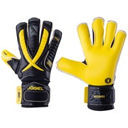 Jogel ONE WIZARD SL3 ROLL-HYBRID Перчатки вратарские Черный/Желтый