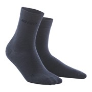 CEP ALLDAY MERINO MID CUT SOCKS (W) Компрессионные носки с шерстью мериноса для восстановления женские Темно-синий