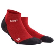 CEP DYNAMIC+ OUTDOOR LIGHT MERINO LOW CUT SOCKS (W) Компрессионные тонкие низкие носки с шерстью мериноса женские Красный