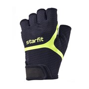 Starfit WG-103 Перчатки для фитнеса Черный/Зеленый