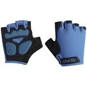 Starfit WG-105 Перчатки для фитнеса с гелевыми вставками Черный/Синий