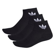 Adidas MID-CUT ANKLE SOCKS 3P Носки высокие Черный/Белый
