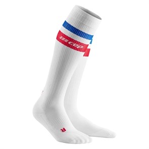 {{photo.Alt || photo.Description || 'CEP 80S COMPRESSION SOCKS 3.0 Компрессионные гольфы Белый/Синий/Красный'}}