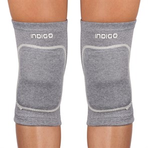 {{photo.Alt || photo.Description || 'Indigo IN211 Наколенники для гимнастики и танцев Серый'}}