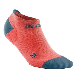 {{photo.Alt || photo.Description || 'CEP NO SHOW COMPRESSION SOCKS 3.0 Носки беговые ультракороткие Коралловый/Серый'}}