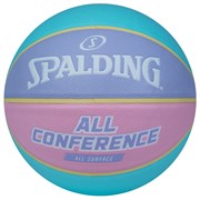 {{photo.Alt || photo.Description || 'Spalding ALL CONFERENCE (77-065Z) Мяч баскетбольный Голубой/Розовый/Фиолетовый'}}